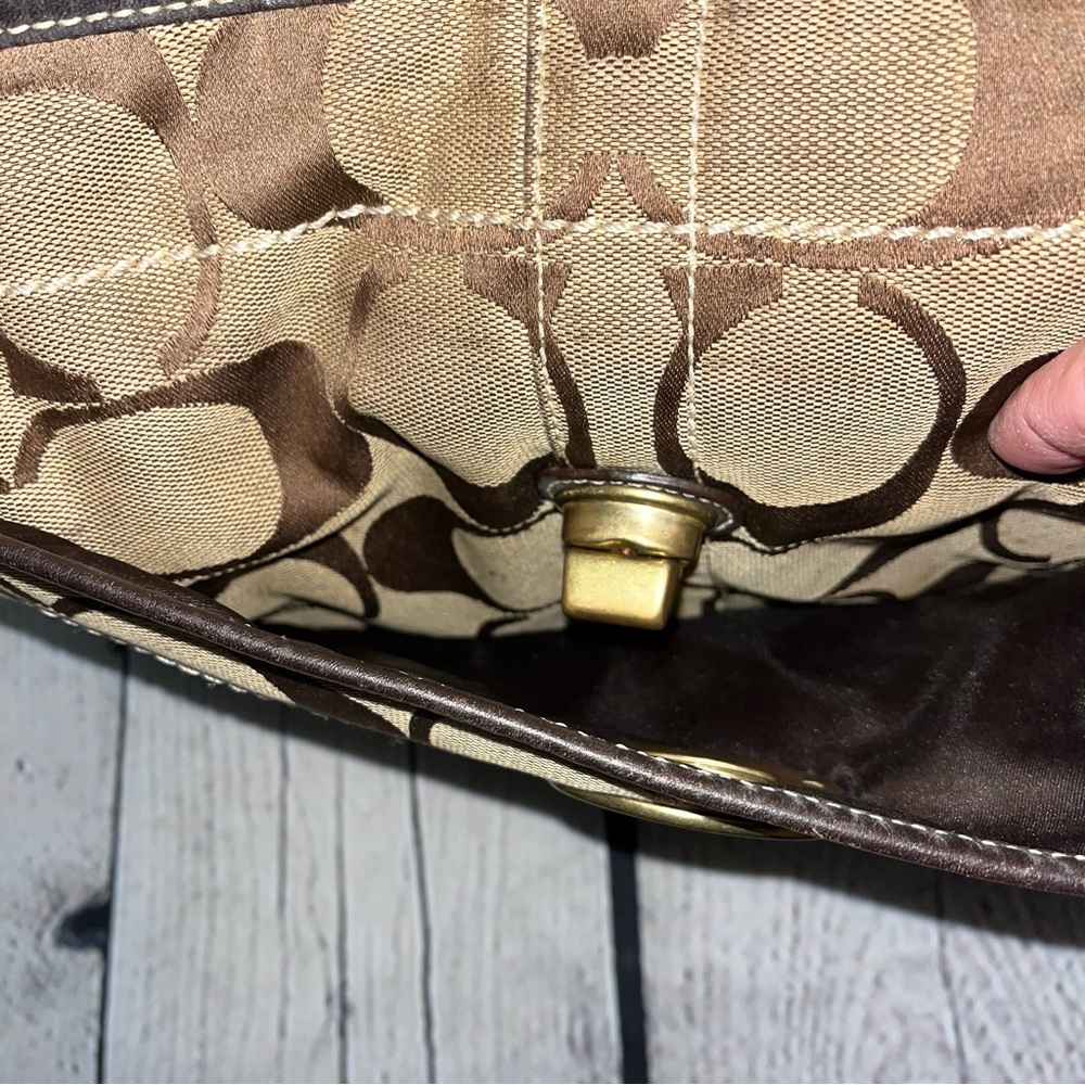 Vintage Y2K Coach Signature Large Hobo Bag - Picture 16 of 17